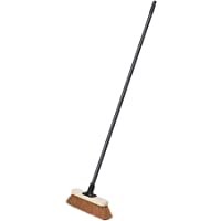 Addis Essentials de Madera al Aire Libre – Escoba con Mango de Metal- Suave cerdas de Coco Natural- 27-5 cm (10-3-4…
